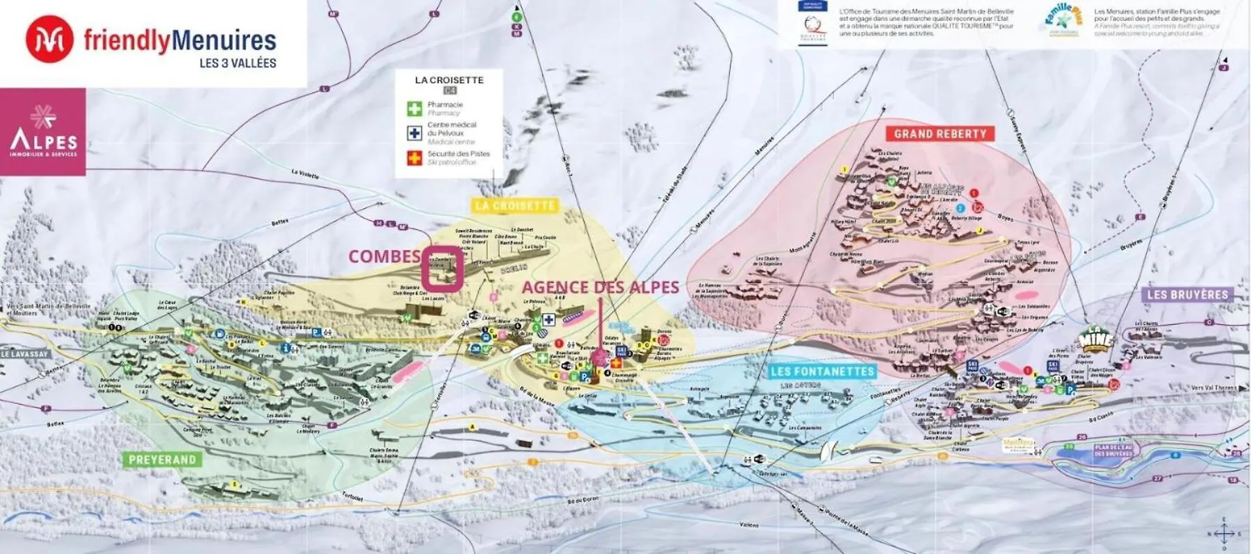 Apartamento Residence Combes - Studio Aux Pieds Des Pistes Aux Menuires Avec Vue Panoramique Mae-3984 Saint-Martin-de-Belleville